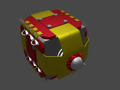 Metal case 3D model