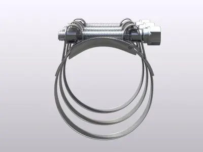 Hose clamp  3D model
