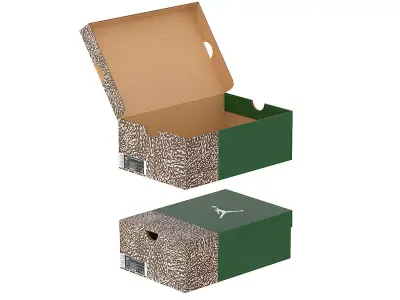 Jordan Box PBR 05 Low-poly 3D model