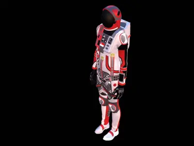 Astronaut Spacesuit Singapore 3D model