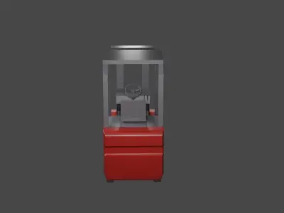Fork Lift Low-poly 3D model