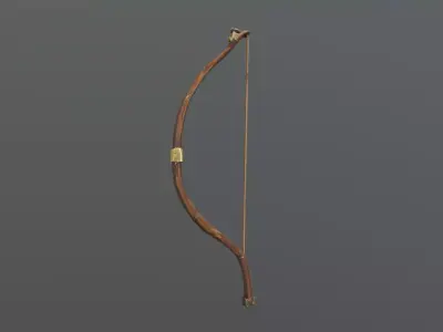 Bow High Quality Game Ready 3D Model Low-poly 3D model