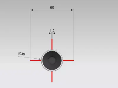 Rocket version 3 3D print model