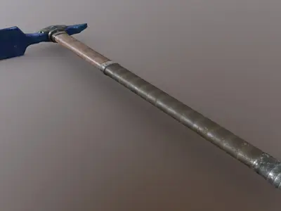 Hoe - Sapphire Low-poly 3D model