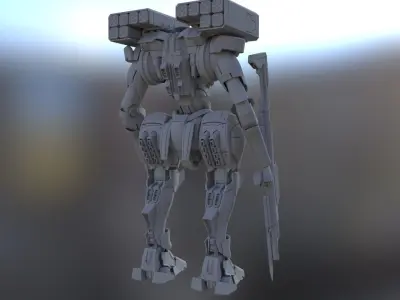 Assault Mech CH-01 3D model