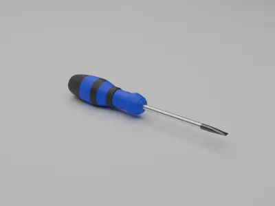 Simple Screwdriver Free 3D model purchase