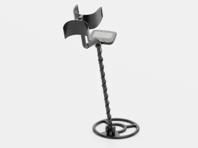 Metal Detector - Clean Professional Ground Scanner 3D model