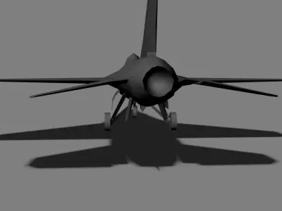 General Dynamics F-16 Fighting Falcon Low-poly 3D model purchase