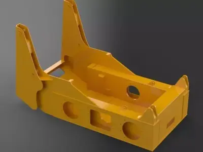 Skid Steer Loader Frame Free 3D model