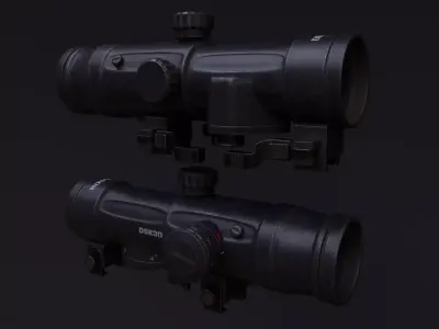 Dragon Scope Low-poly 3D model