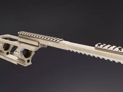 LT STOMP Scope Mount Low-poly 3D model