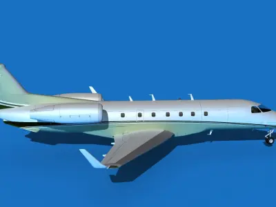 Embraer Legacy 500 V14 3D model