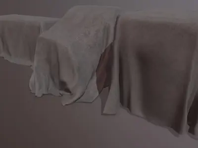 Fabric Covers Pack - Game props Low-poly 3D model