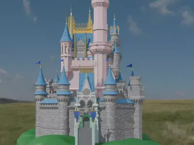 castle in 3d  3D model