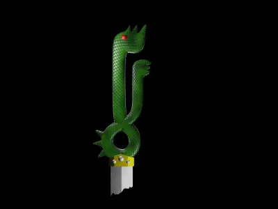 dragon handler seven deadly sins  Low-poly 3D model