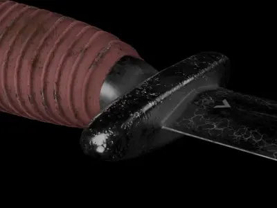 Knife Free 3D model 7