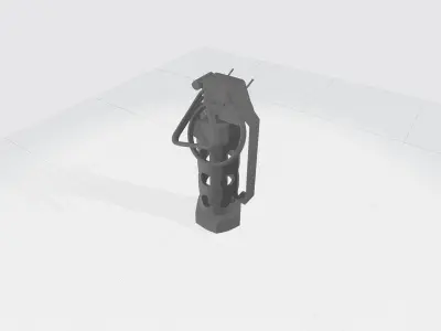 GRENADE 2 - M84 Flashbang Stun Grenade - 4K Game Ready Low-poly 3D model
