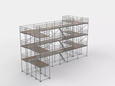 scaffold tower 03 3D model