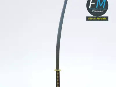 Katana sword 3D model