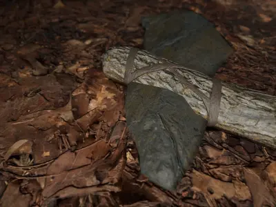 Stoneaxe Low-poly Low-poly 3D model