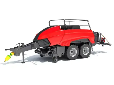 Large Square Baler 3D model