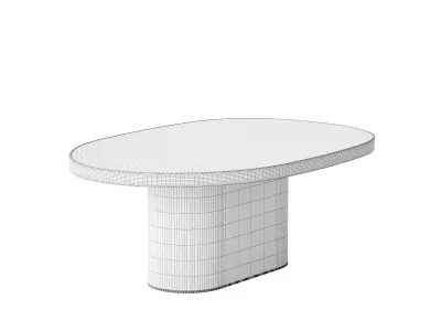 Fish centre table by India Mahdavi 3D model