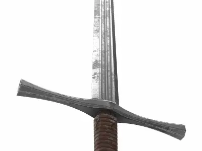 sword longsword 02  3D model