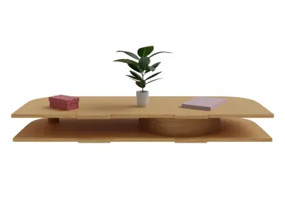Wall Mounted Table Free low-poly 3D model