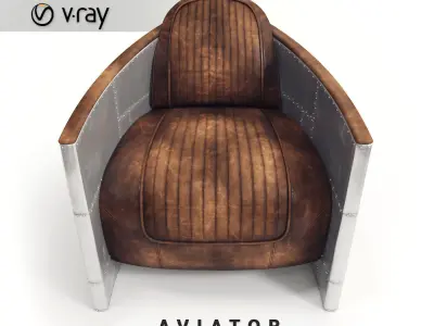 Aviator chair 3D model