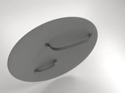 Blue Red Shield  3D model