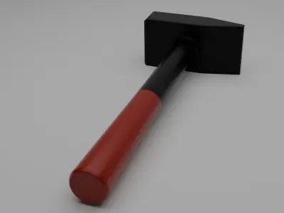 Simple Hammer Free 3D model
