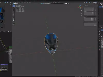 motorcycle helmet Low-poly 3D model by d2469267