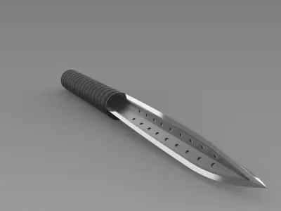 Military Knife 3D model