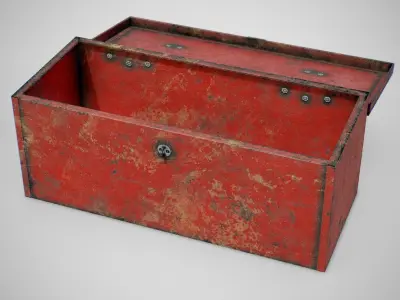 Toolbox - Generic 02 Dirty Low-poly 3D model