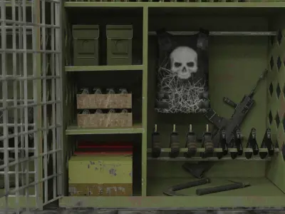 Weapons  locker 3D model