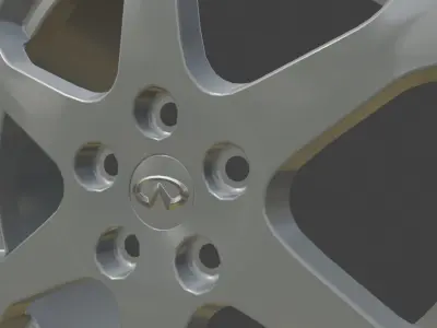 WHEEL BASED on PLATINUM ACURA 3D model