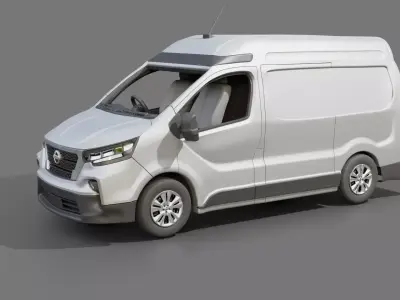 Nissan Primaster Van High Roof 3D model