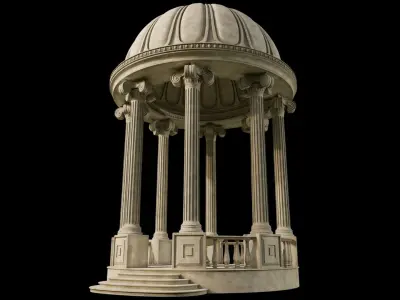 Altar of the Blood Low-poly 3D model