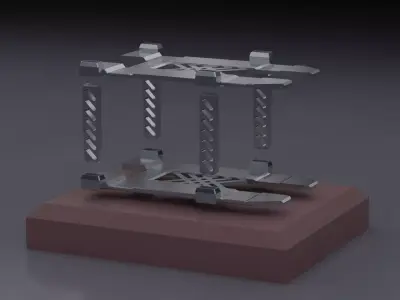 Lego Indy Car Stand 3D print model