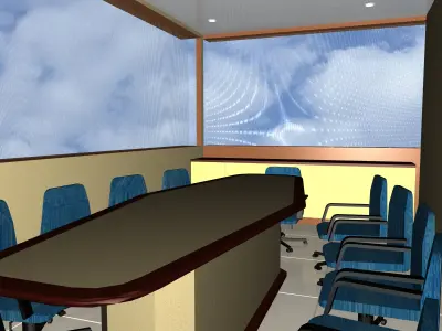 Office Type-2 Free 3D model