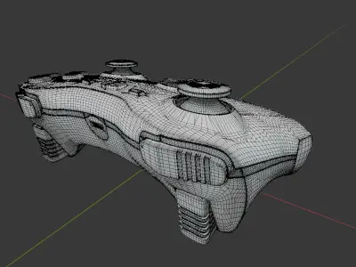 msi gaming controller 3D model