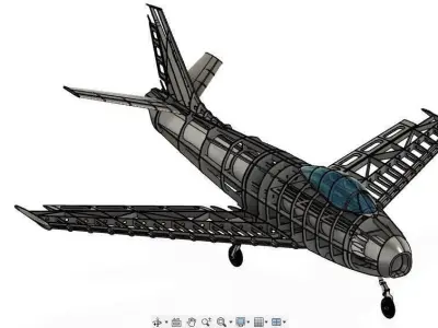 F86 Sabre 3D model