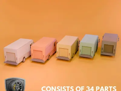 Cool Van MT45 - Printable 3d model - STL files - Personal Use Free 3D print model