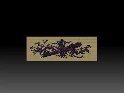 Tableau carving 3D model