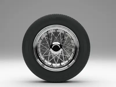 Classic Wheel 3D model