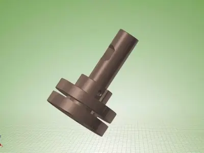 Slitting Saw Arbor Free 3D model