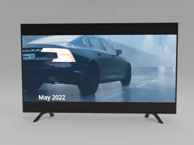 Television Low-poly 3D model purchase