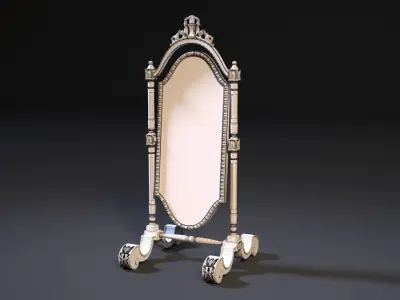 gothic mirror 3D model