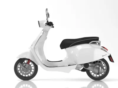 Vespa Sprint White 3D model