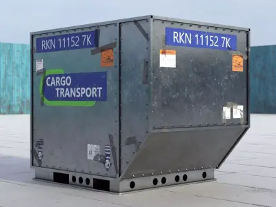 Airport Cargo Container 3D model